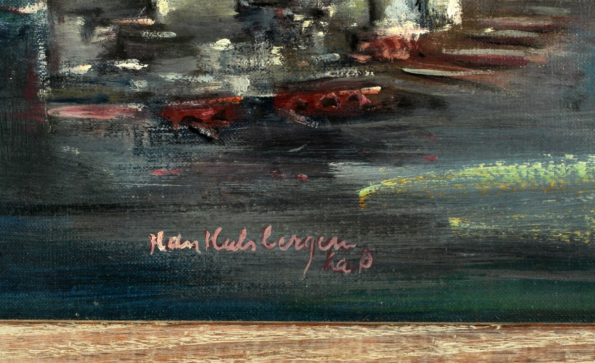 Artwork by Han Hulsbergen, ONDERNEMINGSGEEST, Made of OIL ON CANVAS