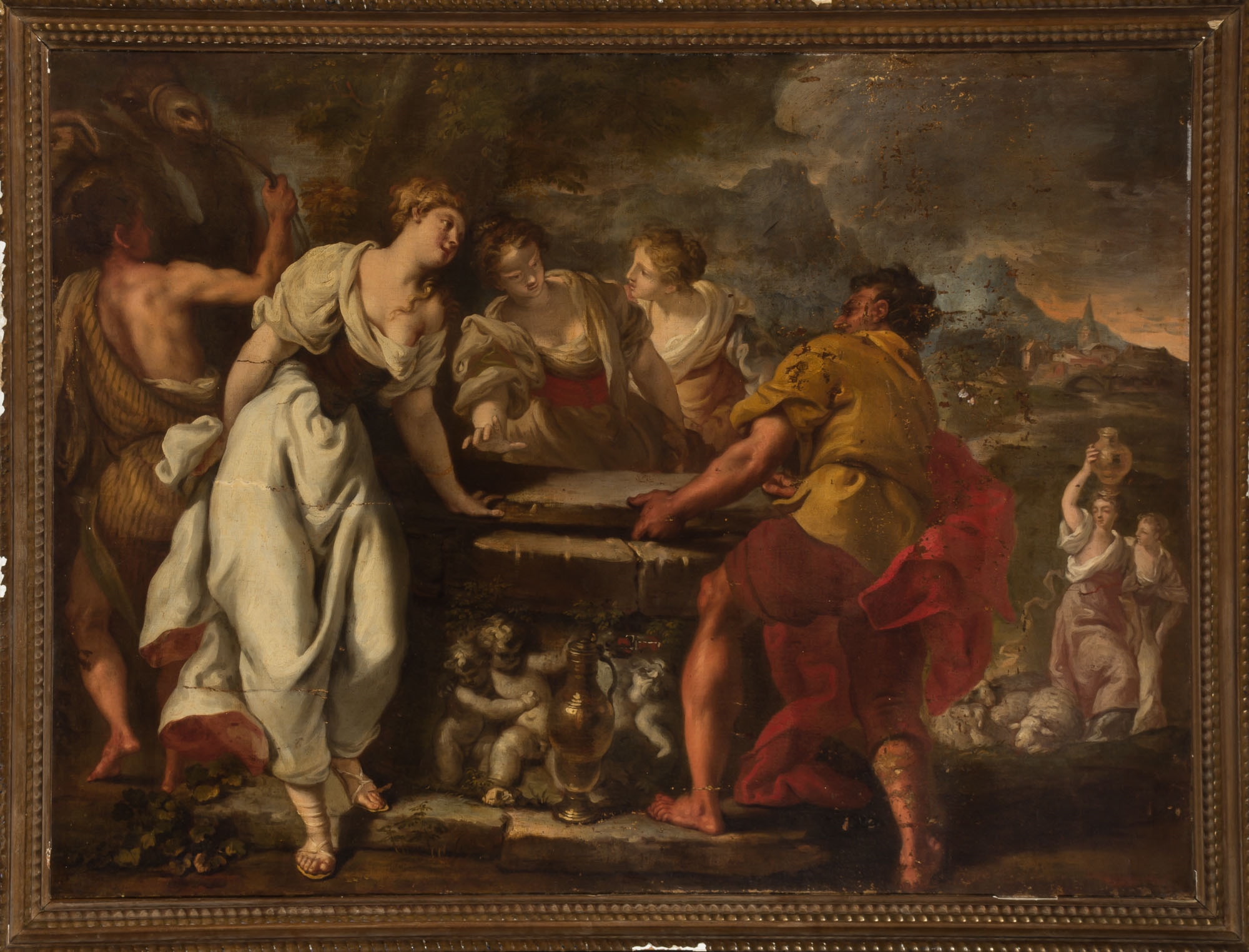 Nicola Grassi | Jacob Lifting the Stone from the Well | MutualArt