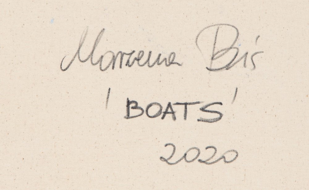 Artwork by Marzena Bis, Boats, Made of acrylic, oil on canvas