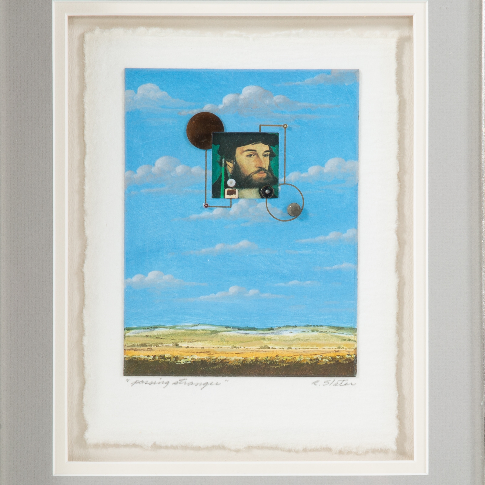 Roderick Slater | Two Mixed Media Collages | MutualArt