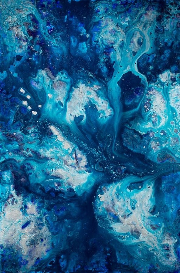 Artwork by Diana Nowosad, Otchłań ciszy, Made of acrylic, canvas