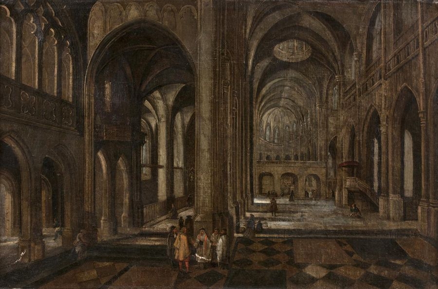 Johann Peter Neef | Intérieur d'une église | MutualArt