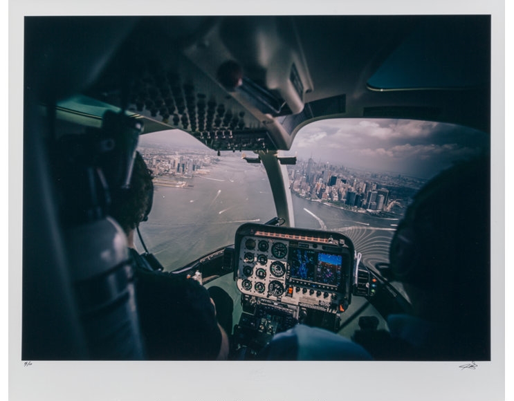 Artwork by Camera Jesus, Behind the Blades, Made of Archival pigment print in colors on photo paper