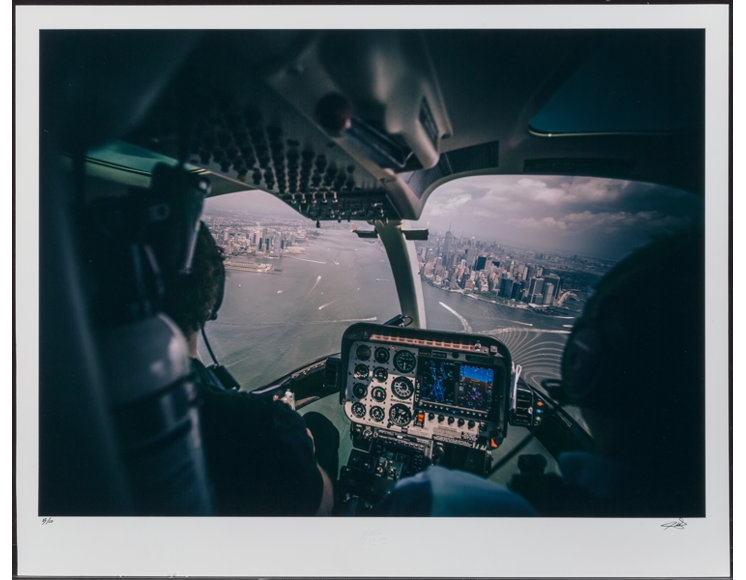 Artwork by Camera Jesus, Behind the Blades, Made of Archival pigment print in colors on photo paper