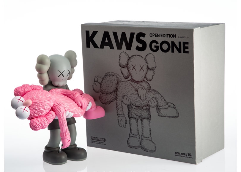 KAWS Gone Figure Vinyl Grey Toy