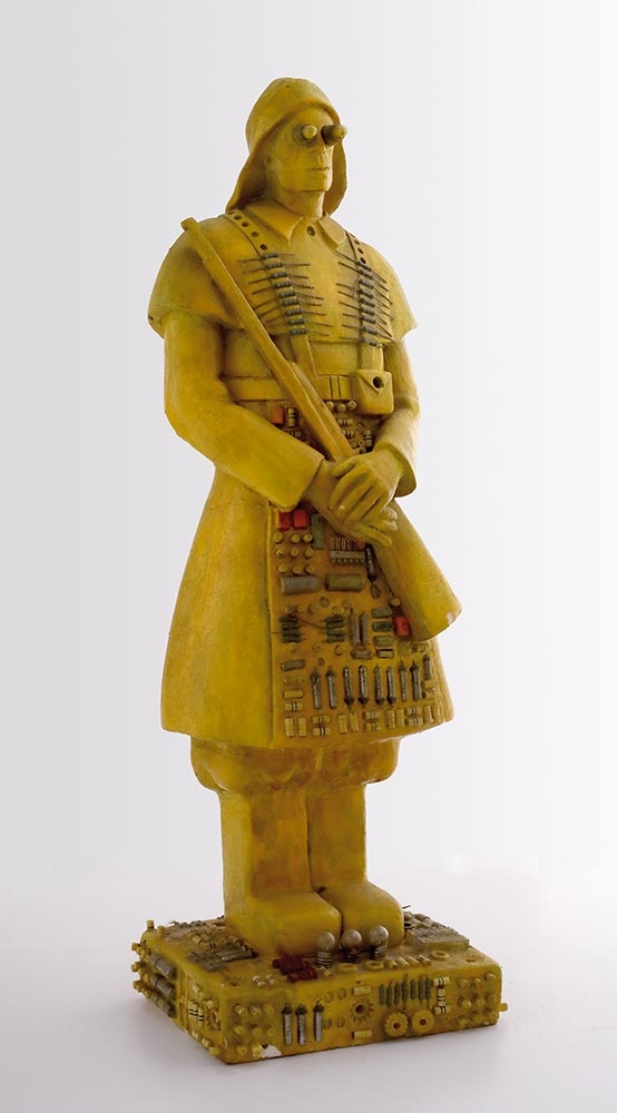 Artwork by Emanuele Giannelli, Soldier Groddec, Made of Ceramic tile