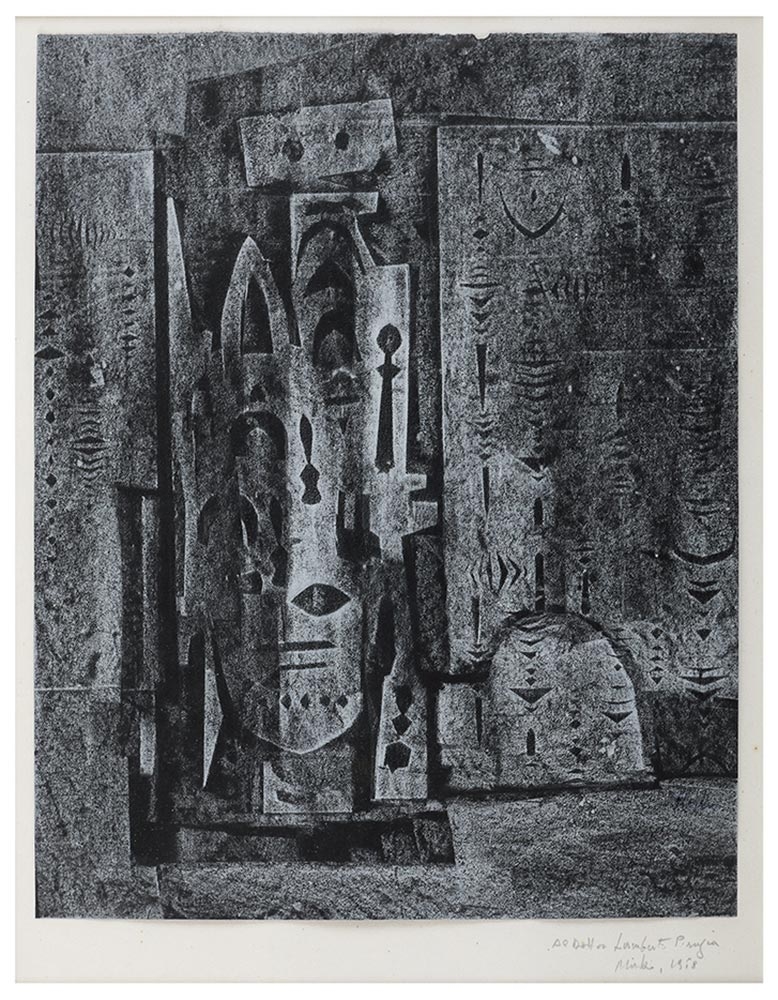 Artwork by Mirko Basaldella, Abstract, Made of Mixed media on paper