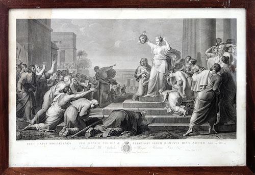 Trionfo di Giuditta con la testa di Oloferne - Antonio Ricciani