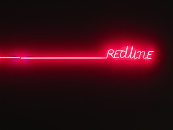 Maurizio Nannucci | Red Line (1969) | MutualArt