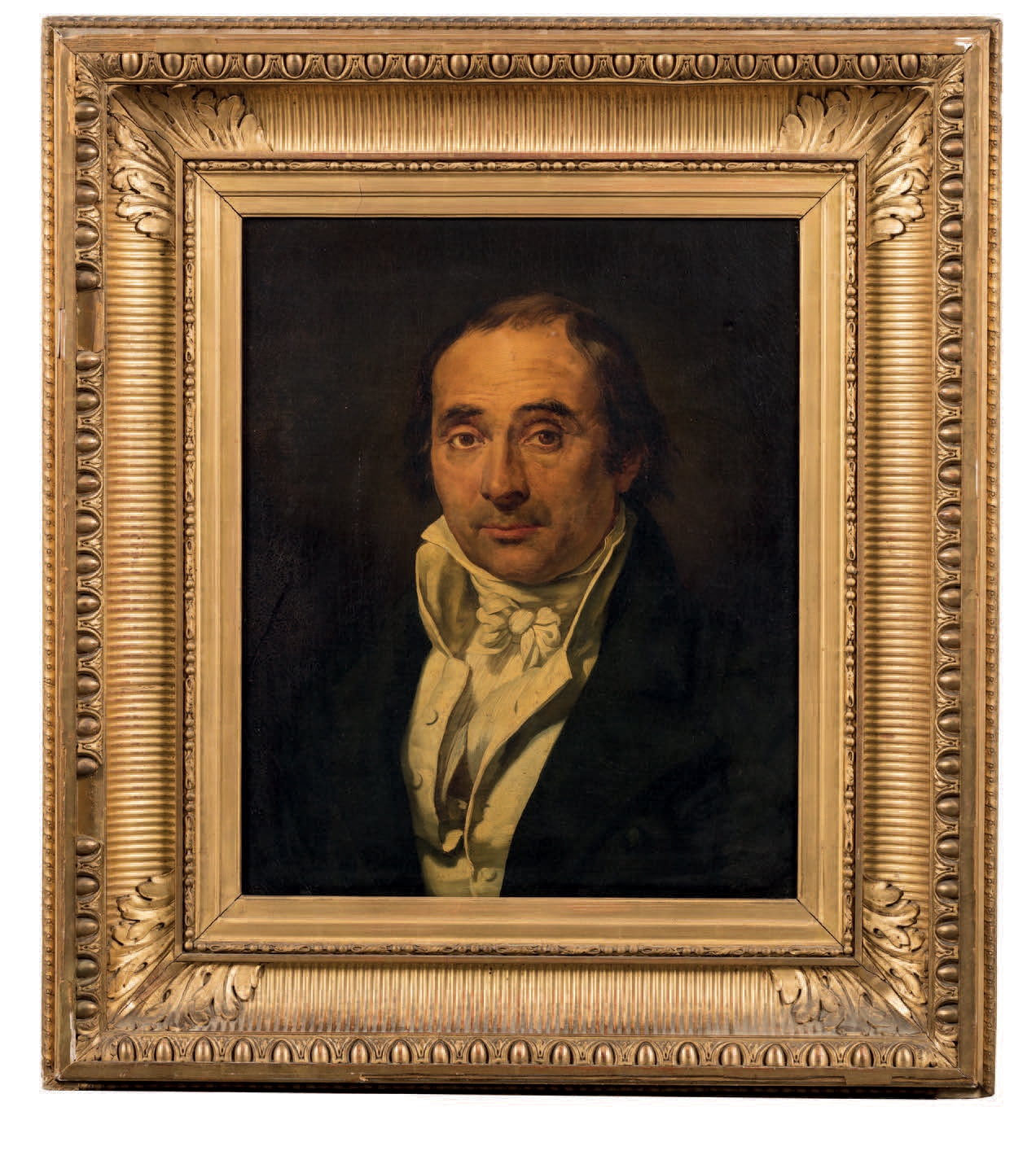 French School, 19th Century Portrait d’homme au jabot blanc MutualArt