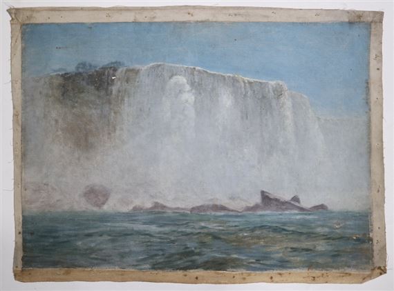 Six Works: Large Landscapes, Ipswich, Mass area & Niagara Falls by John Worthington Mansfield