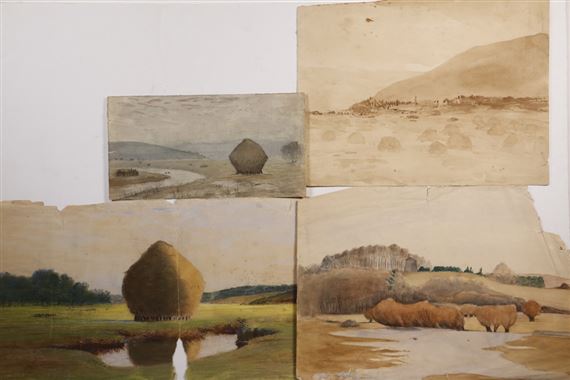 Twenty One Works: Damaged Watercolors of Ipswich