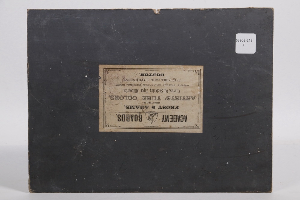 Artwork by John Worthington Mansfield, Artillery Taps, Made of sanded oil on academy board