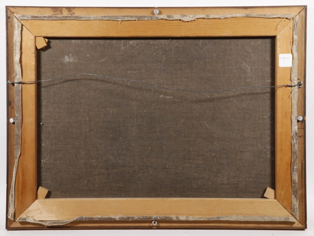 Artwork by John Worthington Mansfield, Upland Colonial Home, Made of oil on canvas