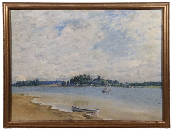 "Lake Ontario" by John Worthington Mansfield, circa 1884
