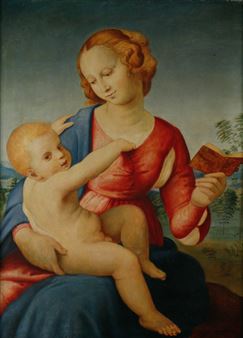 Kopie nach Raffaells ''Madonna Di Casa Colonna'' - Cop. H. Kröger