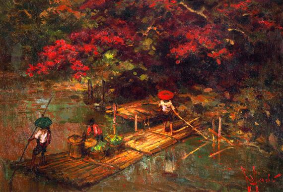 Crossing the River by R. Hadi