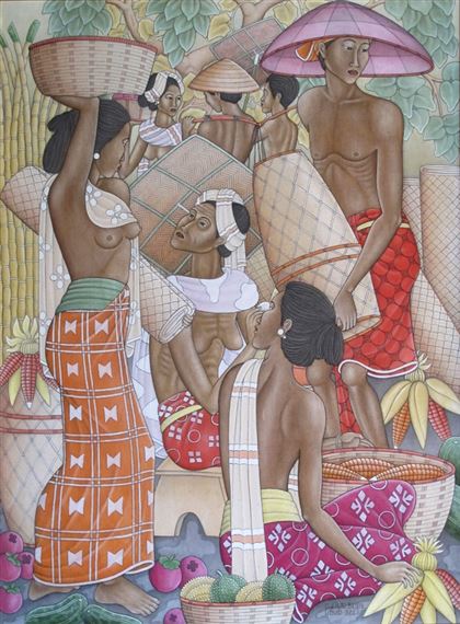 Panen Jagung by Dewa Putu Bedil