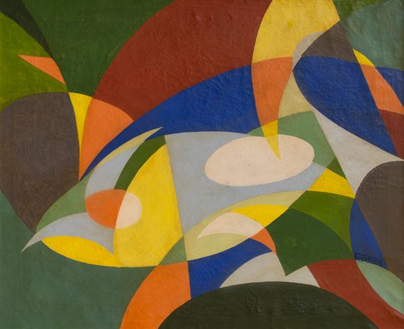 Senza Titolo (Paesaggio Siciliano) by Pippo Rizzo, circa 1922-1923