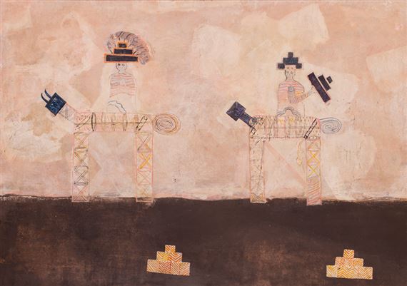 I due cavalieri by Gustavo Foppiani, 1976