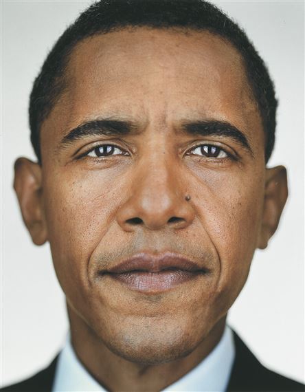 Barack Obama. by Martin Schoeller, 2008
