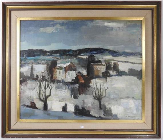 Hiver dans le Sundgau (Alsace) by Joseph A. Muslin