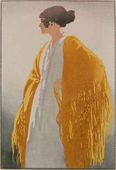 Arthur Rigden Read | The Venetian shawl (1924) | MutualArt
