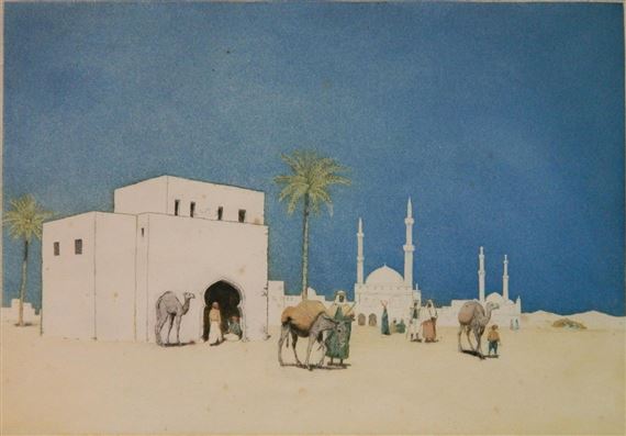 Arabian Scene by Harry Goffey