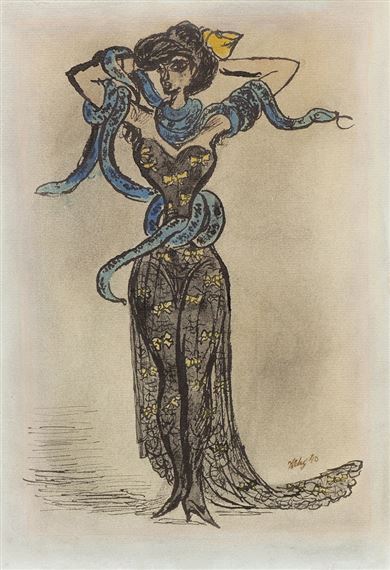 TANEČNICE S HADY by František Tichý, 1940