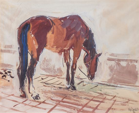 VE STÁJI by Vojtěch Sedláček, 1933