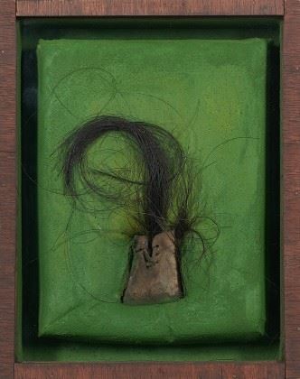 TELE-LANDSCHAFT MIT HAAR by Karl Fred Dahmen, 1971