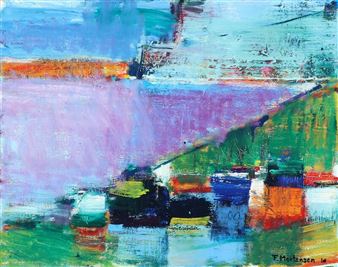 Landscape, the Faroe Islands - Finleif Mortensen