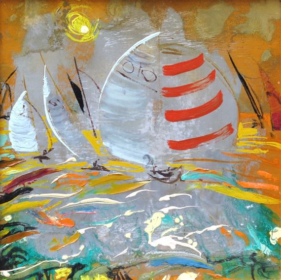Yachts by Jānis Pauļuks, 1976