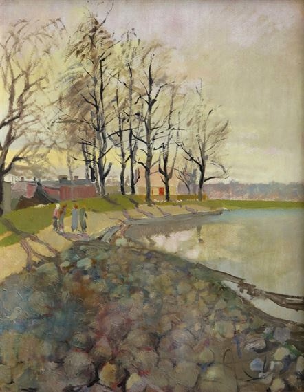 Spring evening by Jānis Pauļuks