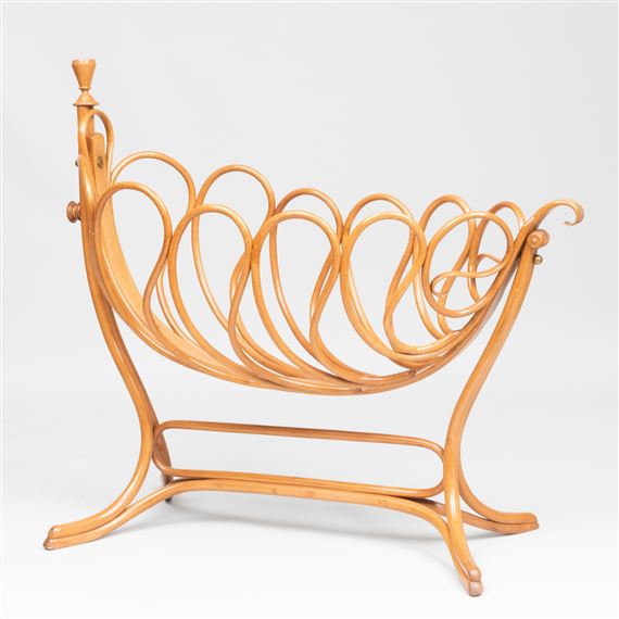 antique bentwood cradle
