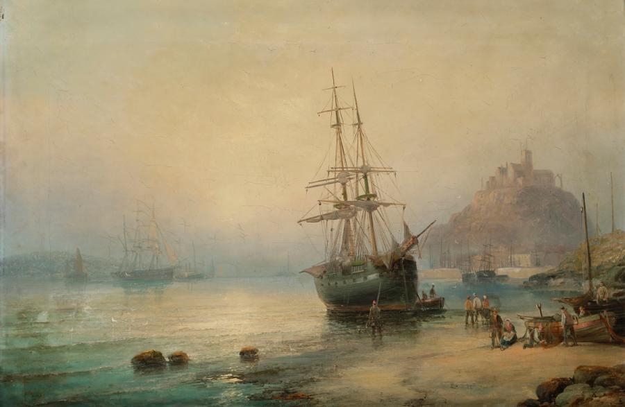 Gravure Le Mont Saint Michel en 1841