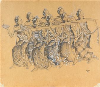 'Tari Gabor' dance/'Tari Gabor' dans - Mangin