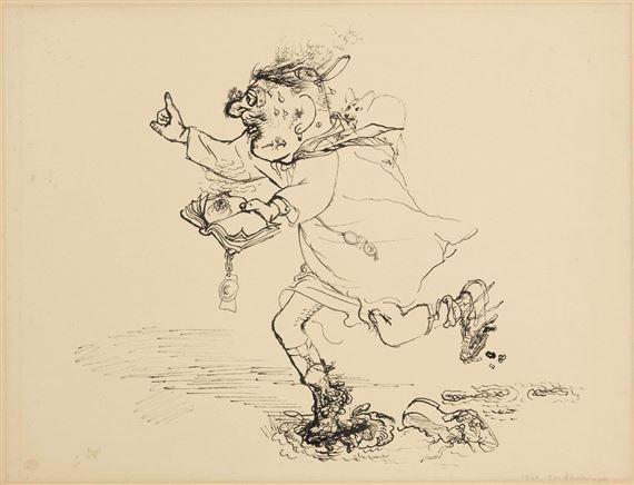 Il messaggero by George Grosz, 1934