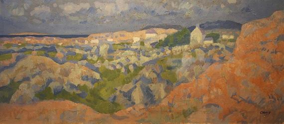 Desmond Carrick | LANDSCAPE NEAR MWEENISH, CONNEMARA | MutualArt