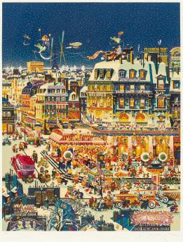 絵画 YAMAGATA CHATEAU DE CHAMPAGNE 1993 Hiro Yamagata | Chateau de Champagne (1993) | MutualArt