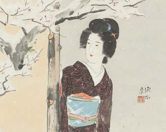 First Snow by Shinsui Ito