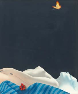 Nude and Butterfly by Kozo Mio