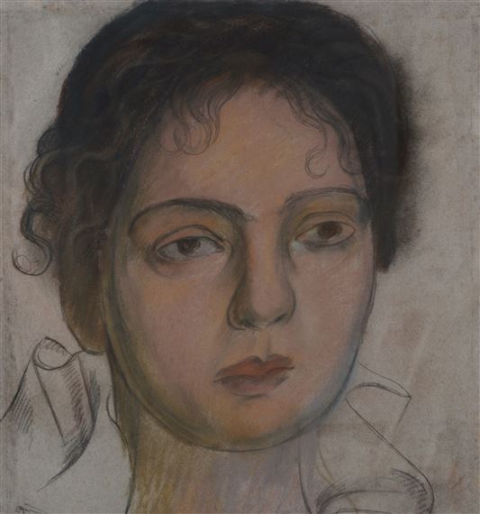 Rivera Diego | PORTRAIT OF A WOMAN (1923) | MutualArt