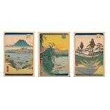 Ten works; The Twelve Views of Mount Fuji - Utagawa Hiroshige