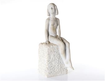 Sittande flicka - Edvard Trulsson