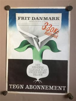 Frit Danmark, Advertising poster, c - Arne Ungermann