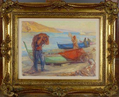 Le Retour des Pêcheurs by Jules-Pierre van Biesbroeck