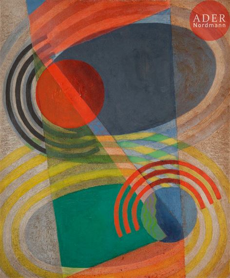 Composition by John Ferren, 1935