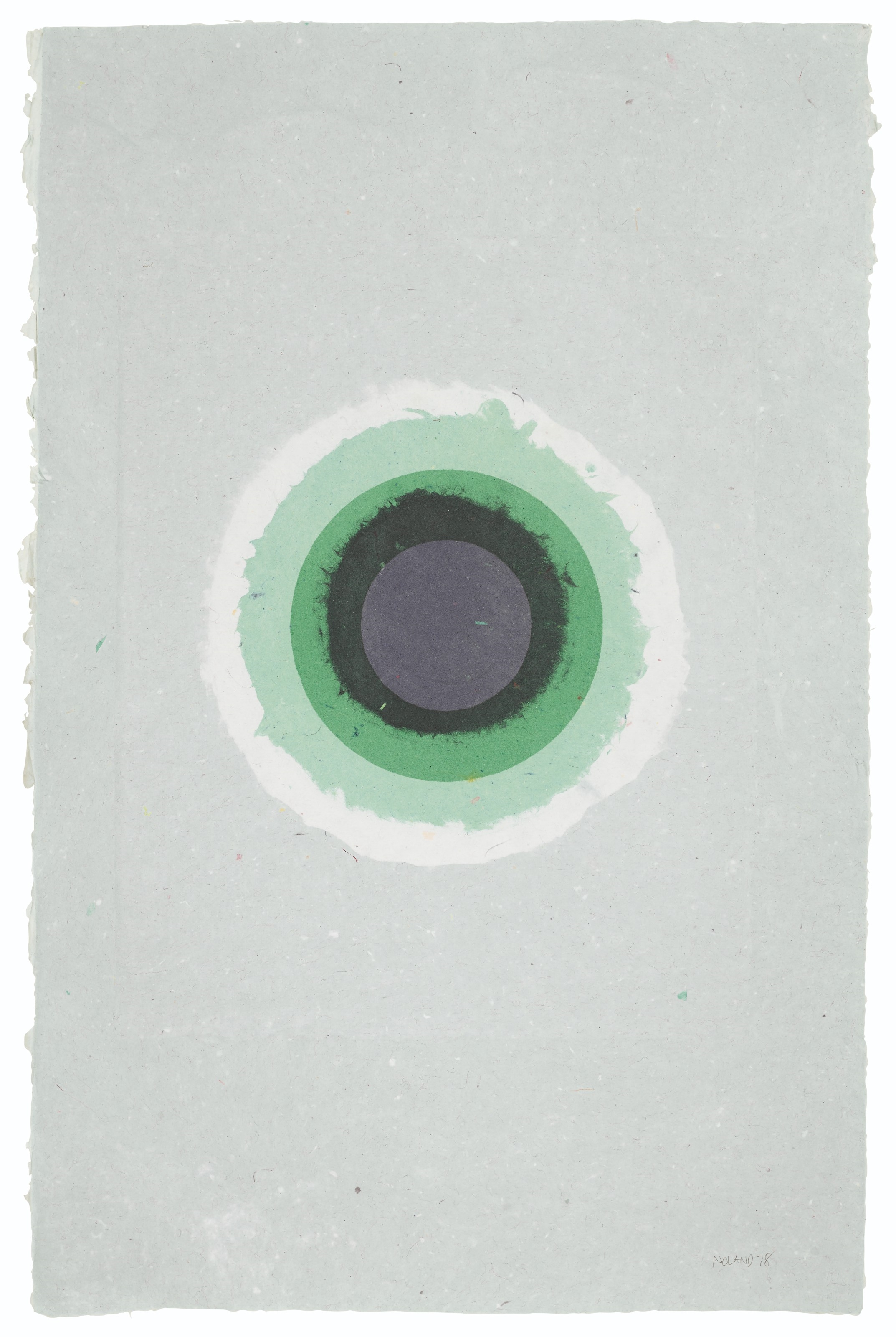 Circle II-5, from Handmade Paper Project by Kenneth Noland, 1978