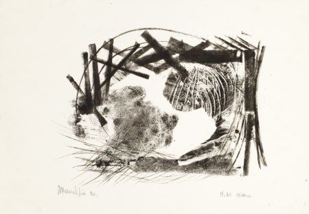 Monotipia D. by Mario de Muro